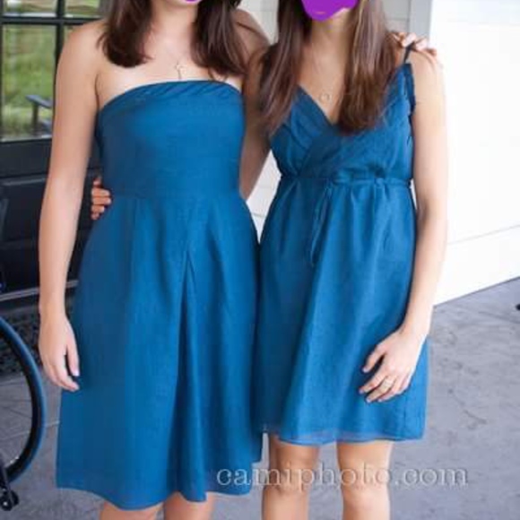 J. Crew Bridesmaid Dress in Dragonfly sz 2 petite - Picture 2 of 6